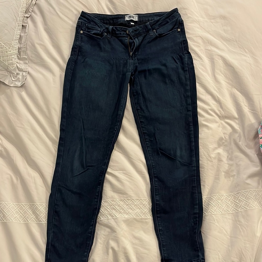 Paige size 30 verdugo ankle skinny jeans